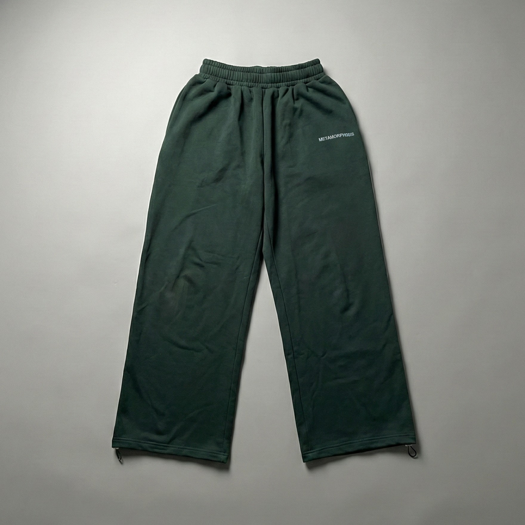 The Chrysalis Oversized Sweatpant in Forest Green