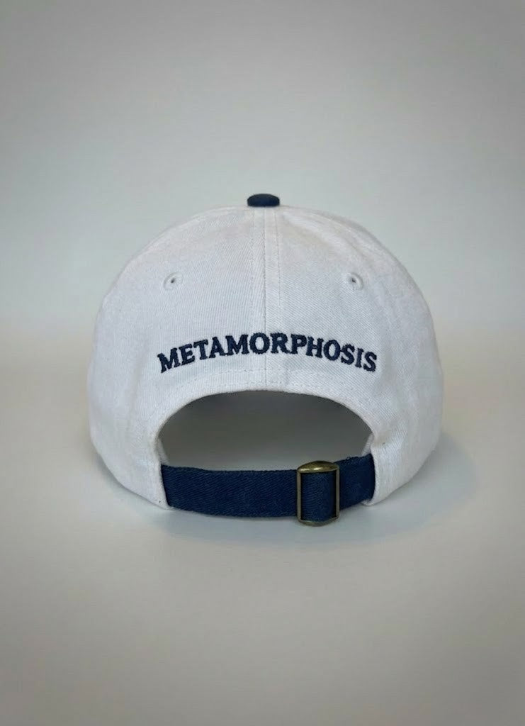The Butterfly Effect Dad Hat in Navy Blue/White