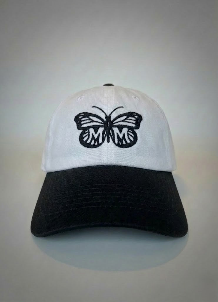The Butterfly Effect Dad Hat in Black/White