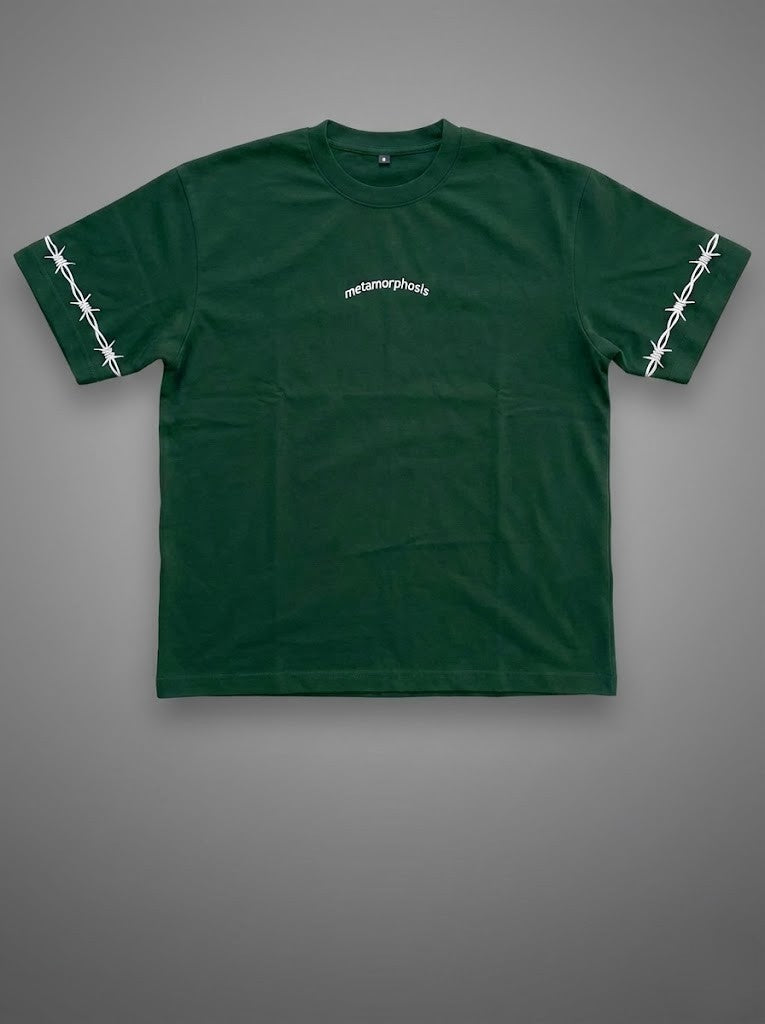 Breaking Barriers Oversized Tee in Forest Green