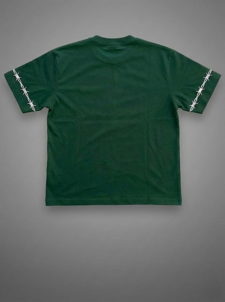 Breaking Barriers Oversized Tee in Forest Green
