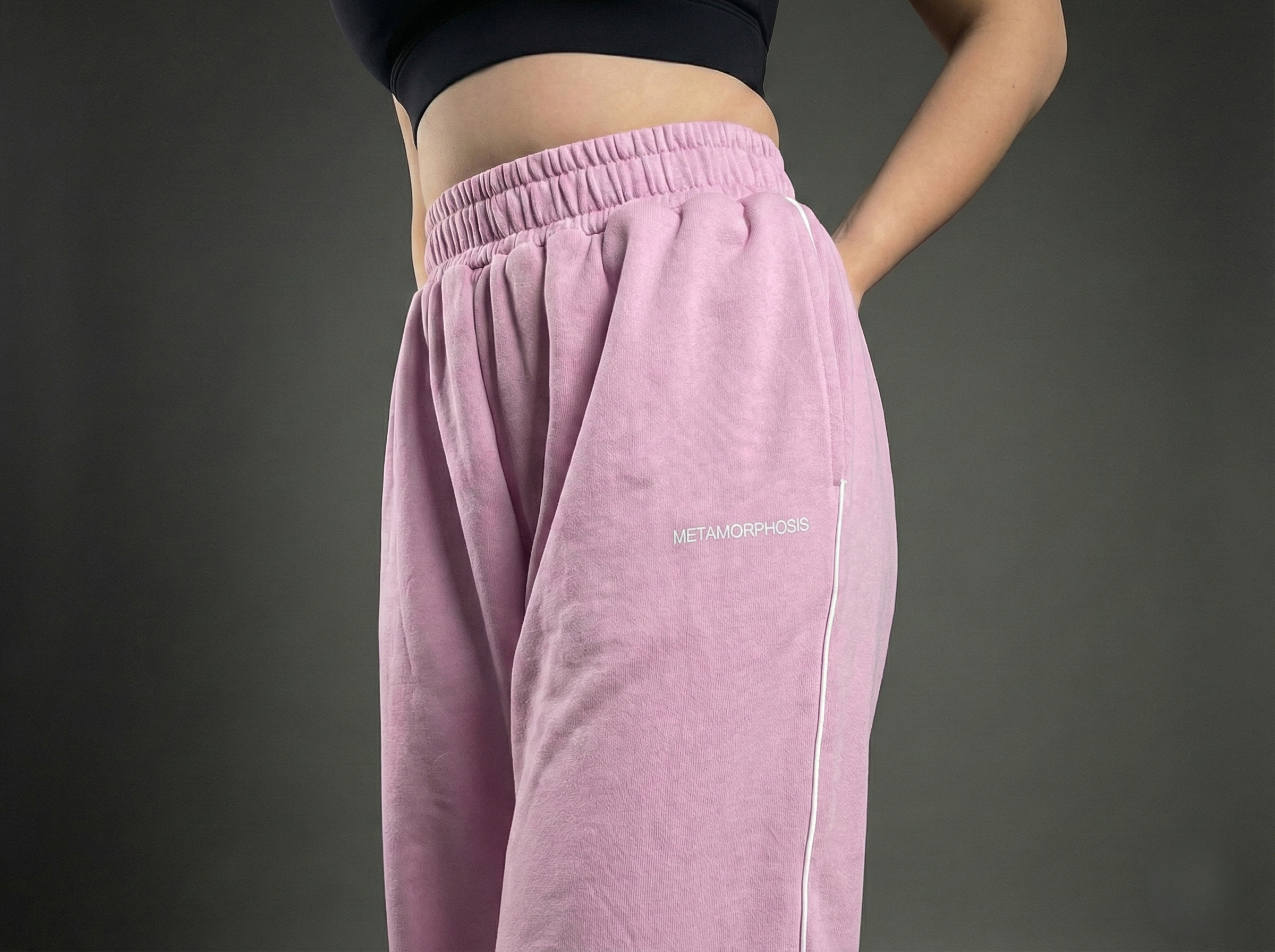 The Chrysalis Oversized Sweatpant in Pink