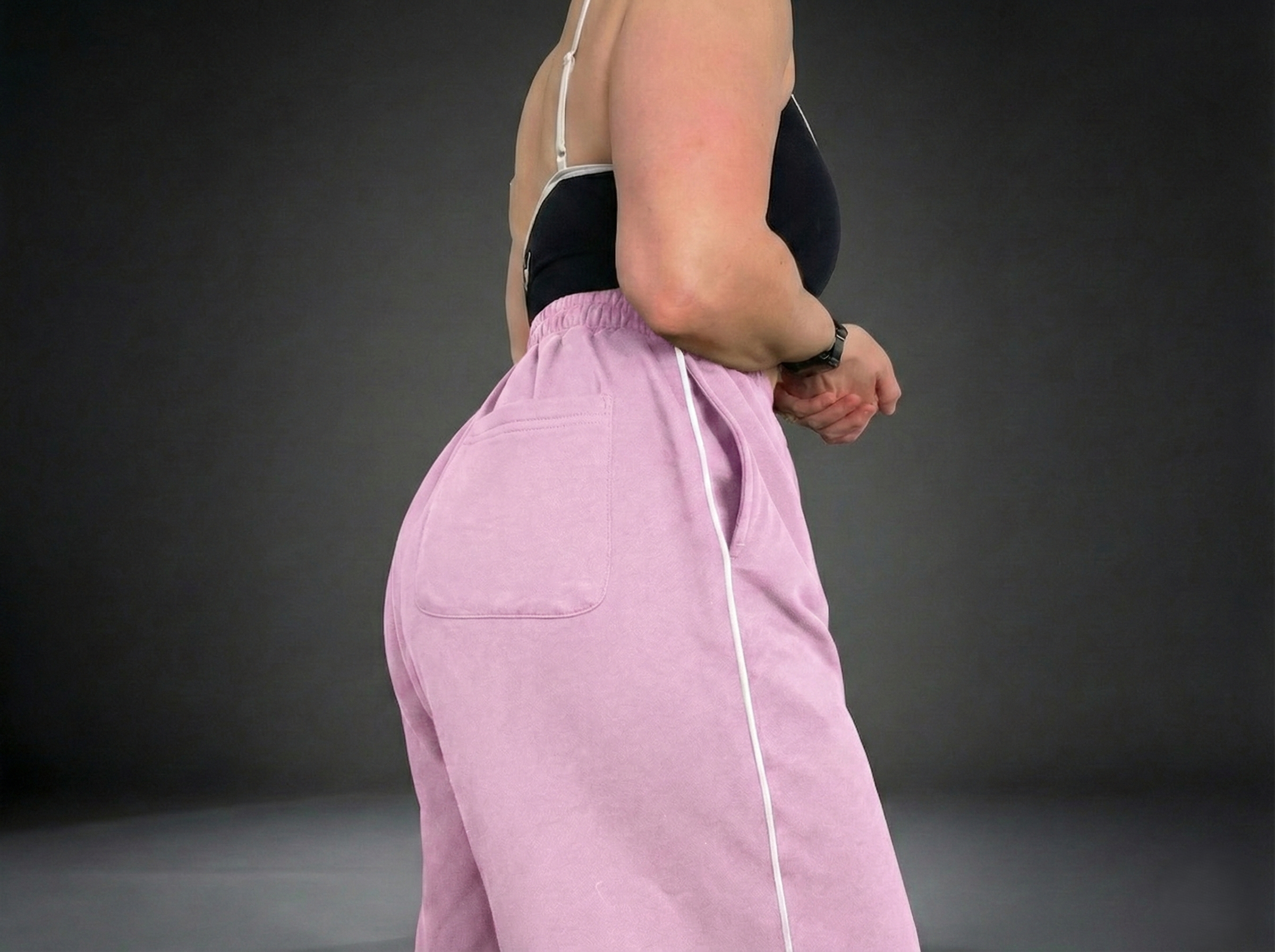 The Chrysalis Oversized Sweatpant in Pink