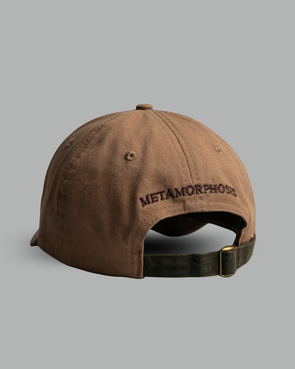 The Butterfly Effect Dad Hat in Clay Brown/Forest Green