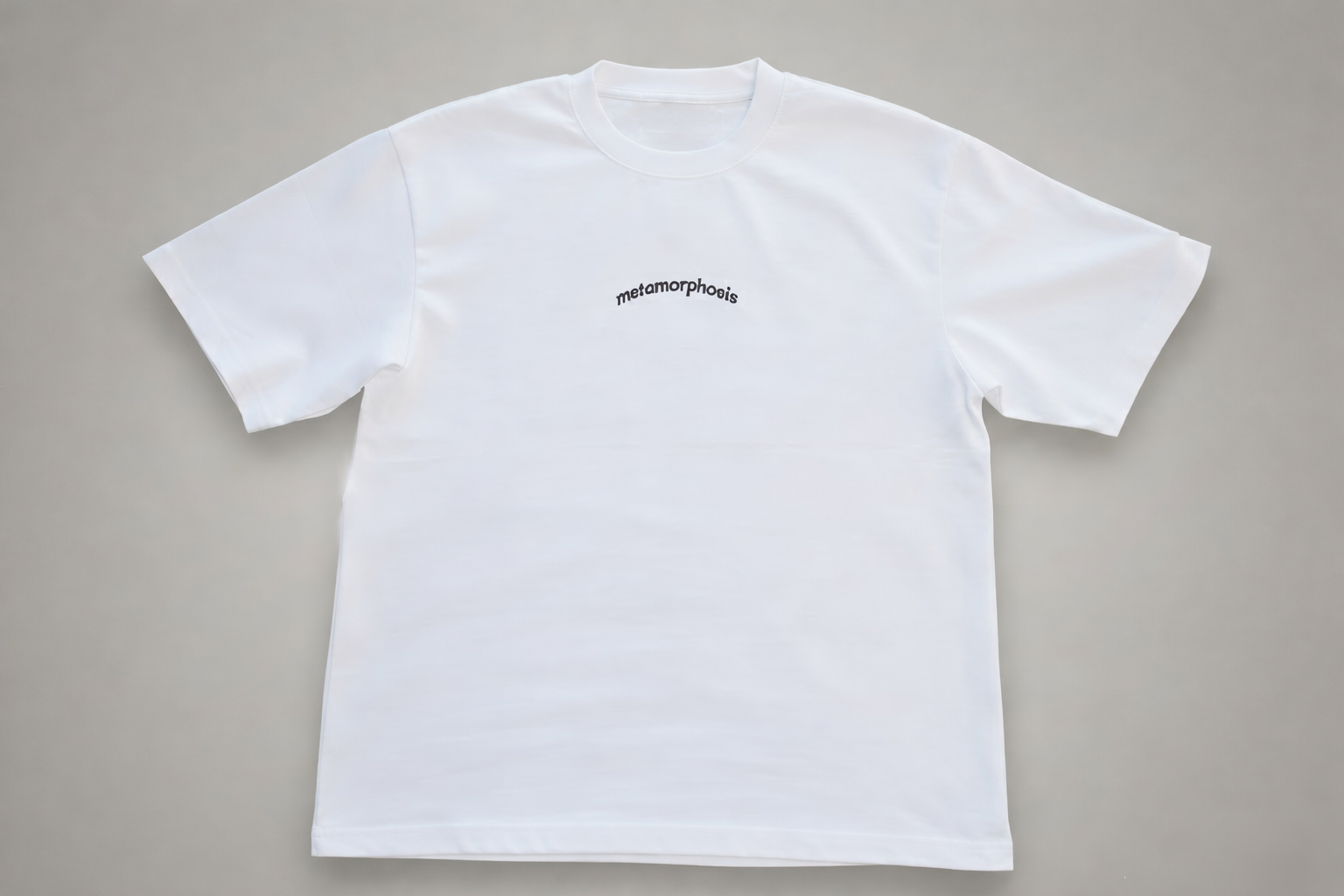 Rose of Becoming Premium Oversized Tee in White